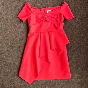 Milly Minis Red Formal Kids Dress